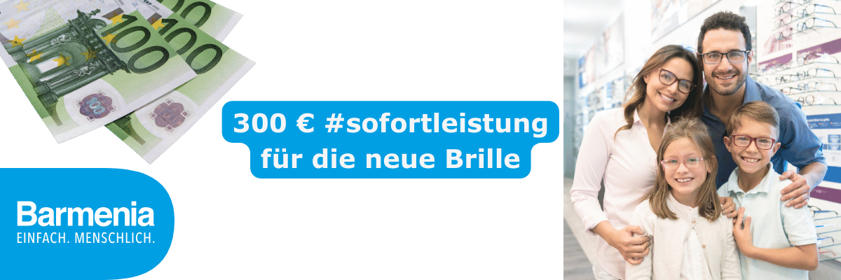 barmenia brillenversicherung 300 sofortleistung